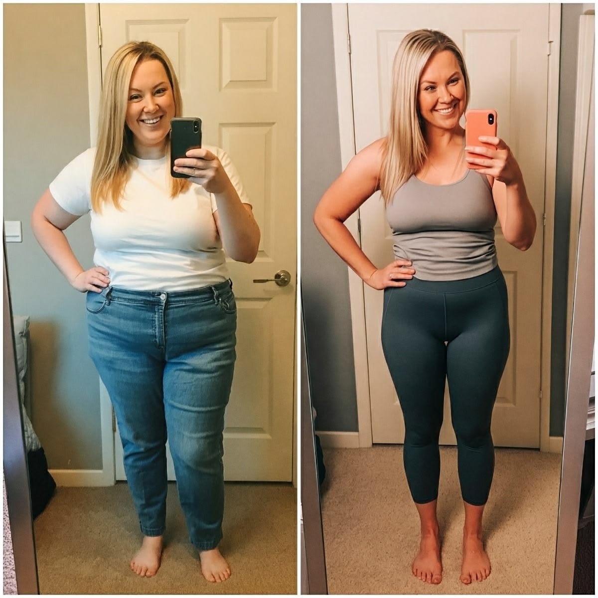 Woman fitness transformation result 2